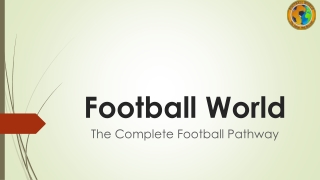 Football World India - Sports Coaching.