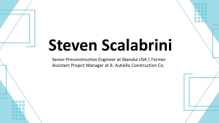 Steven Scalabrini - A Community Connector - Oakland, NJ