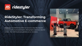 RideStyler: Transforming Automotive E-commerce
