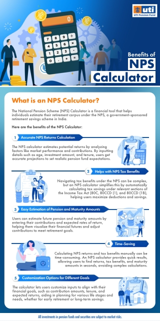 Benefits of NPS Calculator/ National Pension Scheme (NPS) Calculator