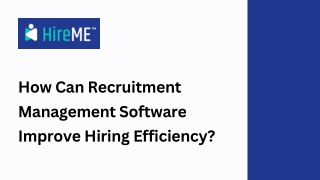 How Can Recruitment Management Software Improve Hiring Efficiency?
