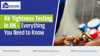 Air Tightness Testing in UK – Everything You Need to Know
