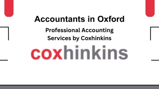 Professional Accountants in Oxford