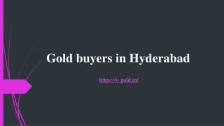 Gold buyers in Hyderabad