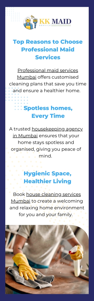 Top Reasons to Choose Professional Maid Services