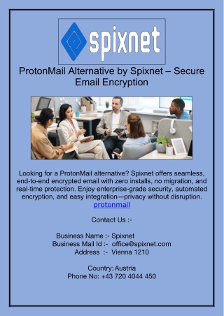 ProtonMail Alternative by Spixnet – Secure Email Encryption