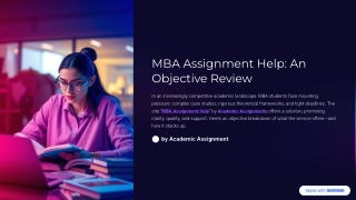 MBA Assignment Help in UK