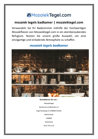 mozaiek tegels badkamer | mozaiektegel.com