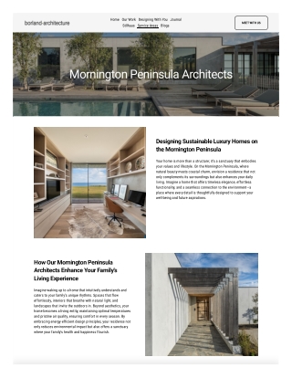 Architects Mornington Peninsula