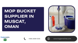 Mop Bucket Supplier in Muscat, Oman PDF