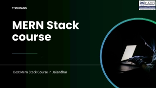 Best Mern Stack Course in Jalandhar