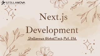 Introduction to Next.js Development