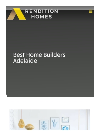 Best Home Builders Adelaide