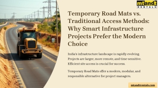 Temporary Road Mats vs. Traditional Access