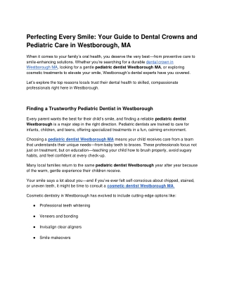 Perfecting Every Smile