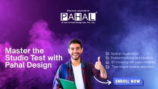 Master the Studio Test with Pahal Design