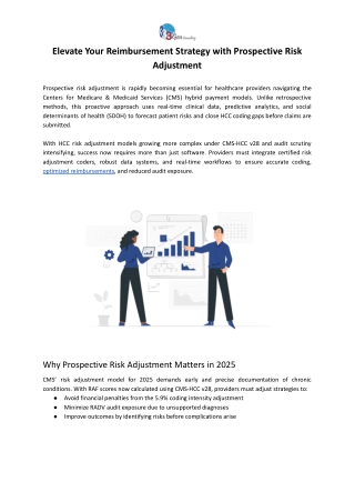 Prospective Risk Adjustment Strategies by 3Gen Consulting
