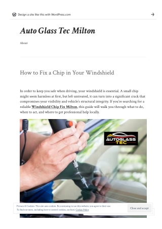 Windshield Chip Fix Milton