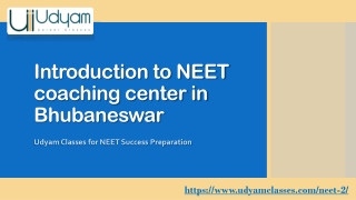 Achieve NEET Success with the Best Coaching Centre in Bhubaneswar