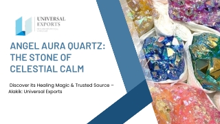 ANGEL AURA QUARTZ THE STONE OF CELESTIAL CALM