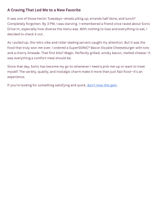 A Craving That Led Me to a New Favorite