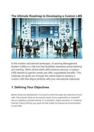 Custom LMS Development