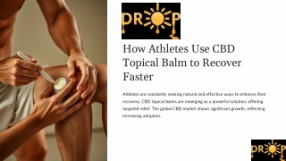 How Athletes Use CBD Topical Balm to Recover Faster