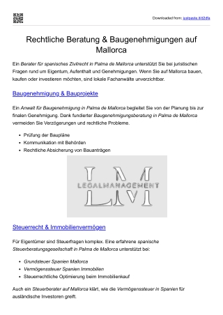 legalmanagment german