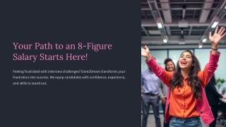 Your Path to an 8 Figure Salary Starts Here