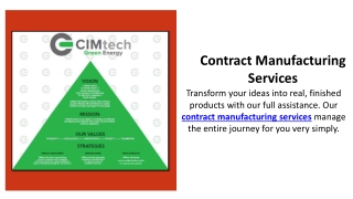 Contract Manufacturing Services