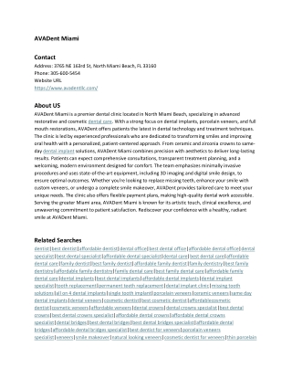 AVADent Miami