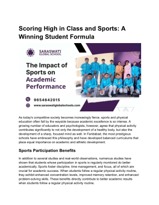 Scoring High in Class and Sports_ A Winning Student Formula