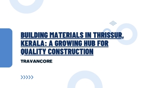 building materials in Thrissur Kerala