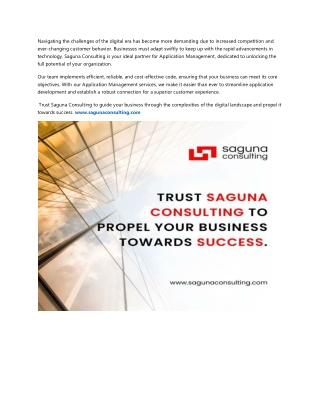 Saguna Consulting