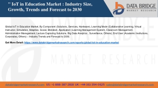 Global IoT in Education Market