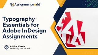 Typography Essentials for Adobe InDesign Assignments