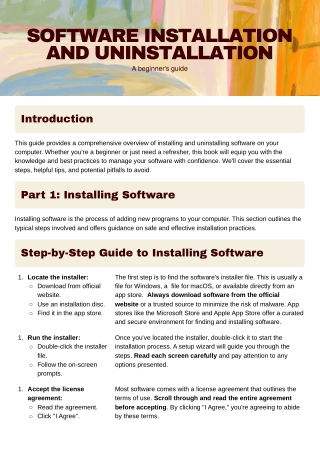 A Complete Guide to Managing Software on Your Computer