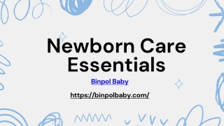 Newborn Care Essentials