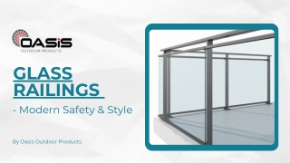 Glass Railings – Clear Views, Strong Protection