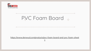 Denwud – Quality PVC Foam Boards in Kerala