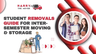 Student Removals Guide for Inter-Semester Moving & Storage