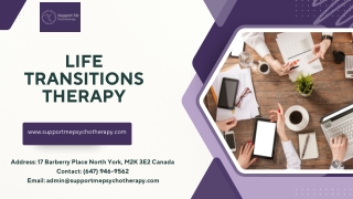 Navigate Change with Confidence Through Life Transitions Therapy