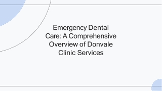 Emergency Dentist Donvale Fast, Trusted Relief at Holistic Dental Donvale