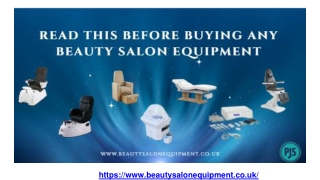 Read This Before Buying Any Beauty Salon Equipment