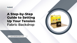 How to Set Up Your Tension Fabric Backdrop?