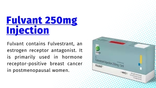 Fulvant 250mg Injection