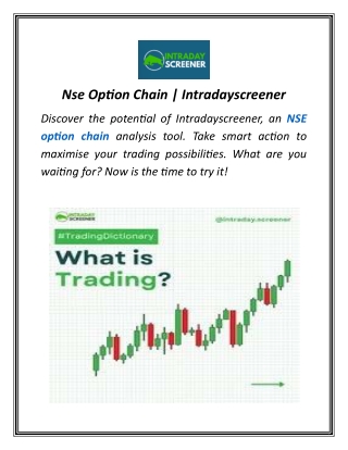 Nse Option Chain | Intradayscreener