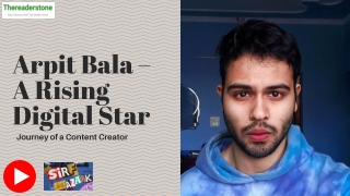Arpit Bala – Talented Rapper & YouTuber from Faridabad