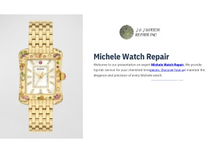 Michele Watch Repair | Certified Luxury Timepiece Restoration – JJ Watch Repair