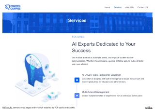 Smart School ERP & College Automation Services | Control Campus